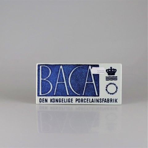 BACA skilt
Den kongelig porcelainsfabrik
