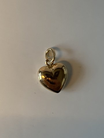 Heart pendant 14 carat Gold
Stamped 585
Height 18.65 mm