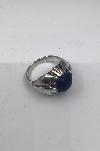 Georg Jensen Sterling Sølv Ring No. 59 Lapis Lazuli 1930-1945
