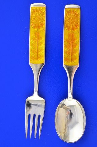A. Michelsen Christmas spoon and Christmas fork 1967