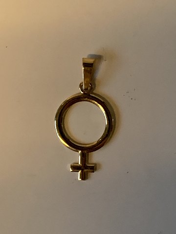 Pendant 14 carat Gold
Stamped 585 HS
Height 29.94 mm