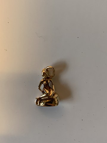 Vedhæng Den lille Havfrue 14 karat Guld
Stemplet 585