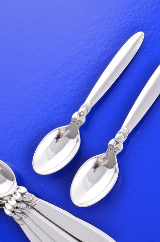 Georg Jensen silver flatware Cactus Coffee spoon 034
