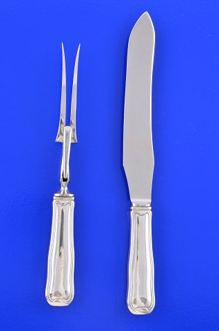 Georg Jensen silver cutlery Old Danish Carving set