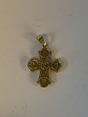 Dagmar Cross in 14 carat Gold
Stamped 585
Height 3.3 cm