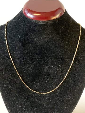 Necklace in 14 carat gold
The stamp 585 MIDAS 14 k
Length 46 cm approx
Thickness 1.42 mm