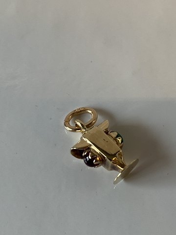 Lantern pendant in #14 carat gold
Stamp: 585