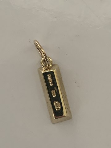 Gold bar in pendant #8 karat Gold
