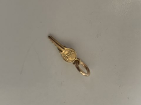 Key in Charms/Pendant #14 carat Gold
Stamped 585
Goldsmith: unknown
Height 13.08 mm
Width 4.82 mm
