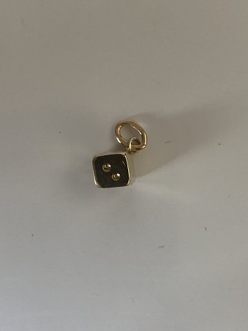 Cube in Charms/Pendants #14 carat Gold
Stamped 585
Goldsmith: unknown
Height 10.04 mm
Width 5.15 mm