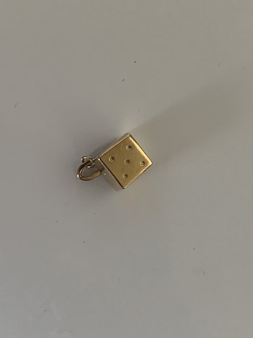 Cube in Charms/Pendants #14 carat Gold
Stamped 585
Goldsmith: unknown
Height 14.56 mm