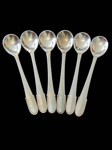 6 x georg jensen Beads spoons. to be sold as a set