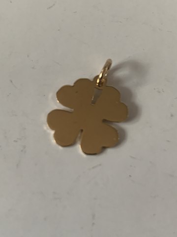 Four-leaf clover in 14 carat gold
Stamped 585
Measures 16.26 mm approx
With the reed 20.00 mm approx
Thickness 0.60 mm