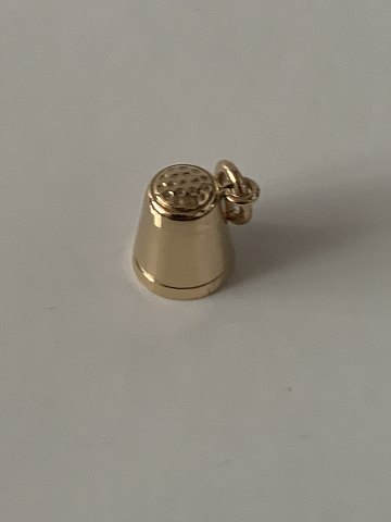 Thimble in 14 carat Gold
Stamped 585
Measures H. approx. 9.60mm x W. 8.49mm