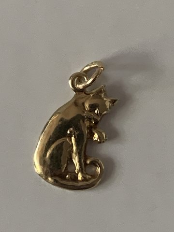 Cat Pendant #14 carat Gold
Stamped 585
Goldsmith: BH