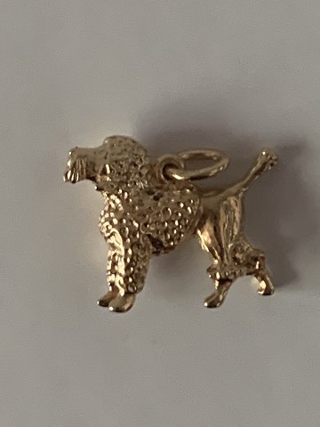 King Poodle dog Pendant #14 carat Gold
Stamped 585