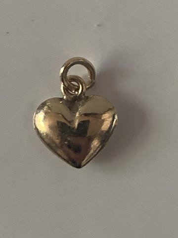 Heart pendant #14 karat Gold
Stamped 585
Height 9.78 mm
Width 8.91 mm