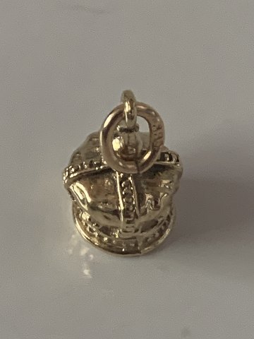 Crown pendant #14 karat Gold
Stamped 585
Height 15.05 mm
Width 9.16 mm