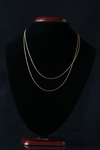 Necklace from Georg Jensen with carabiner clasp, in 18 carat gold.