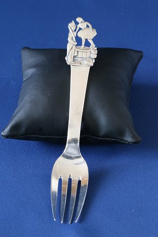 Fork with motif from the steadfast tin soldier. Children