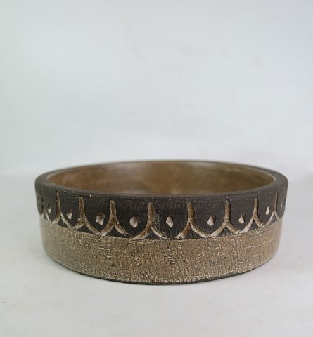 Skål - Mørkebrun - Løvemose Keramik - 1960