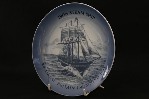 Ship plate No. 12, the Iron steam ship, from 1990