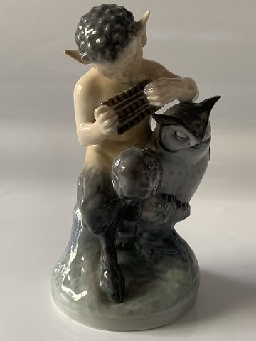 Faun with owl, figure from Royal Copenhagen
Dec. No. 2107, 1st sorting
