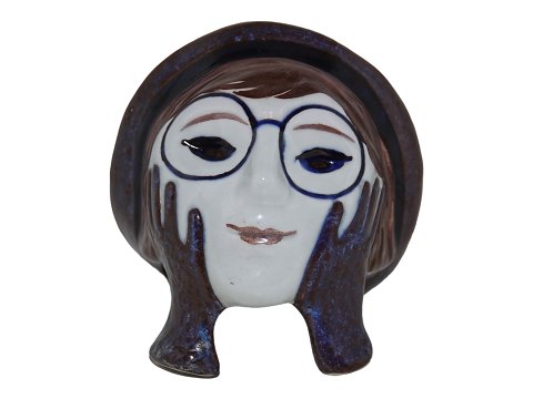 Royal Copenhagen figurine
Face of a lady with glasses