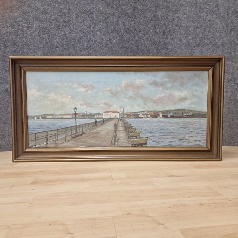 Lauritz Sørensen maleri
Limfjordsbroen
Nørresundby