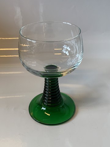 Fransk Rmerglas med Grn fod