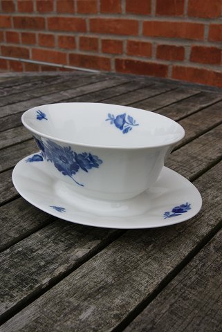 Antikkram - Blue Flower Plain Danish porcelain. Large sauce boat