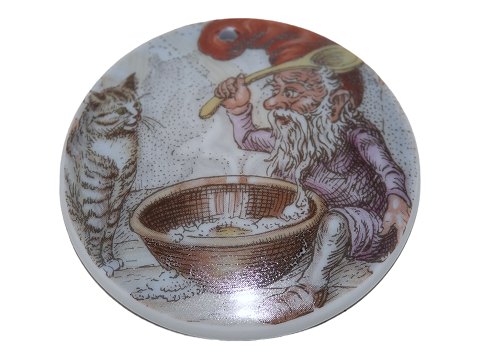 Royal Copenhagen 
Christmas ornament with gnome and cat