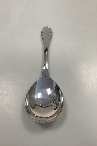 Georg Jensen Sterling Silver Lily of the Valley Medium Serving Spoon No 113