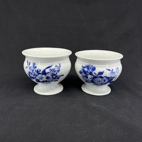 Blue Flower morning cup, a pair - The French set