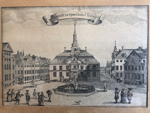 Älterer Kupferdruck
Das Rathaus am Gamel Torv.
775 DKK
