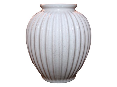 Michael Andersen keramik
Hvid vase med riller