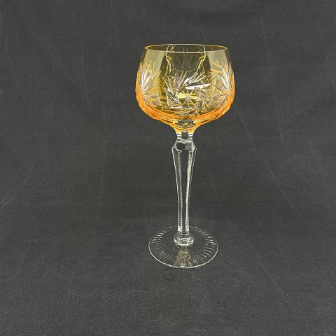 Orange Röhmer red wine glass