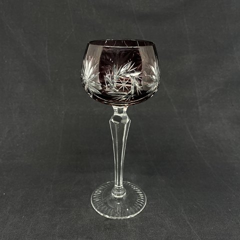 Purple Röhmer red wine glass