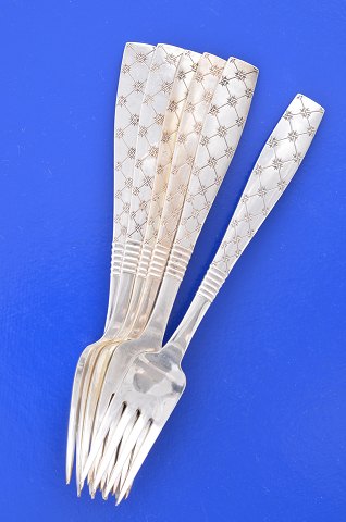 Star silverplate cutlery six dinner forks