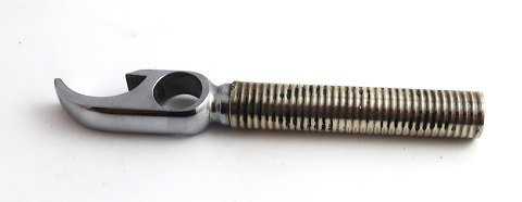 Capsule opener / corkscrew with silver handle. (925). Length 9.5 cm.