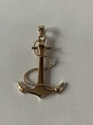 Anchor Pendant/Charms in 14 carat gold.