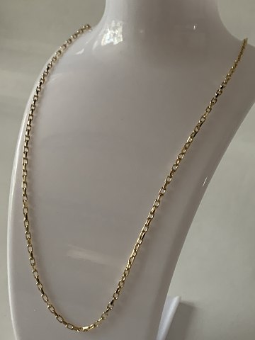 Anchor facet gold chain in 8 carat gold, with lobster clasp. The chain is 53 cm. 
long.