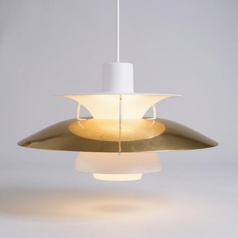 Brass Pendant - Model PH5 - Poul Henningsen - Louis Poulsen - 1958Great condition
