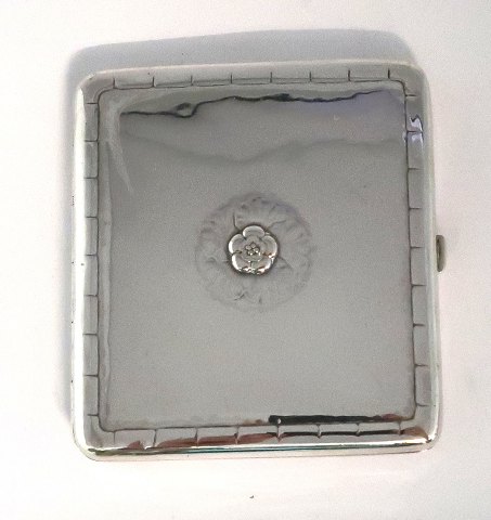Georg Jensen. Sterling (925). Cigaretetui. Model 181. Mål 8*9 cm