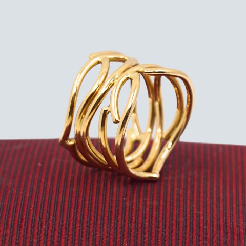 C. Antonsen; Ring in 14k gold