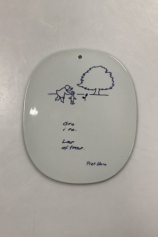 Royal Copenhagen Piet Hein Gruk Platte fra 1980