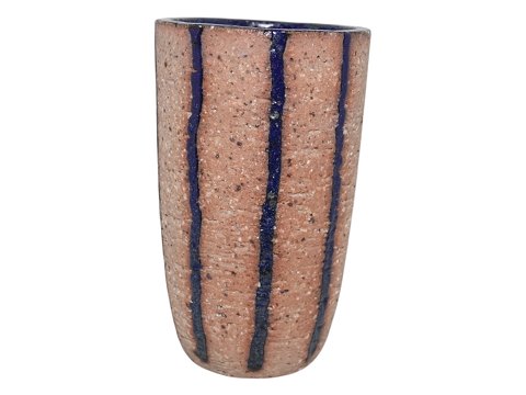 Christian Poulsen keramikTidlig vase med lodrette striber