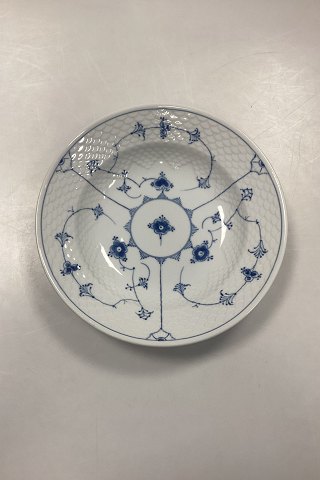 Bing og Grøndahl Blåmalet Musselmalet Hotel Stor Dyb Tallerken No. 1008