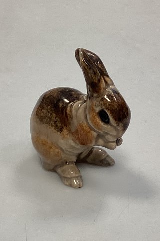 Tysk keramik figur Siddende Hare No. 502 Eduard Klablena