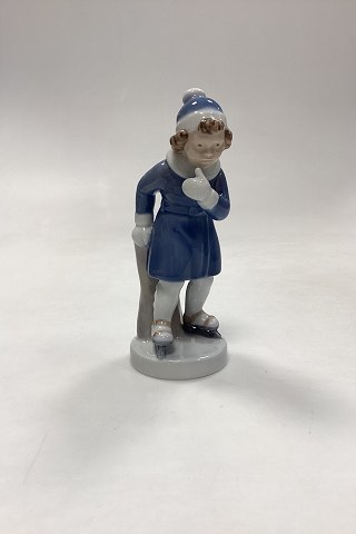 Royal Copenhagen Månedsfigur Januar - Skøjtepige No. 4523